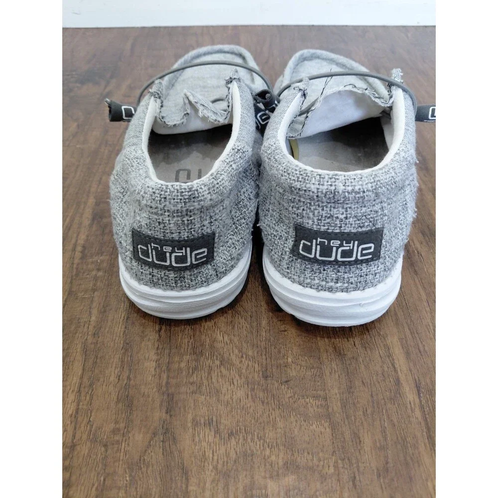 Hey Dude Wally Funk Magnetite Loafers Shoes Men's Sizes US 9 Gray